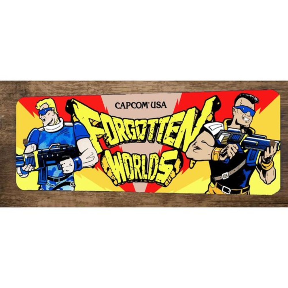 Forgotten Worlds Arcade 4x12 Metal‎ Wall Video Game Sign